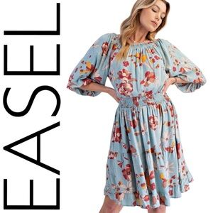 591:  EASEL NWT DRESS SAGE BLUE (GG4)